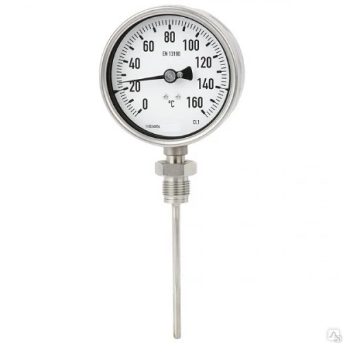 TBiSCh 100 (0...+250)°С B4 8х100мм G1/2"(Н) Рад. - требуется Гильза УТ000014123